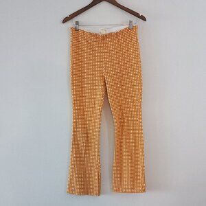 MAEVE (ANTHROPOLOGIE) yellow checkered pants